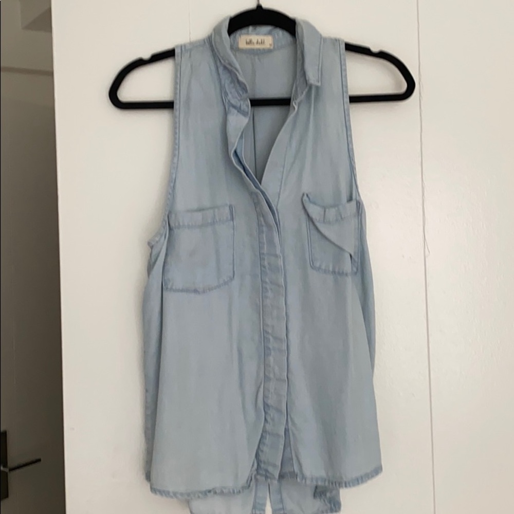 Bella Dahl chambray shirt - Picture 2 of 2
